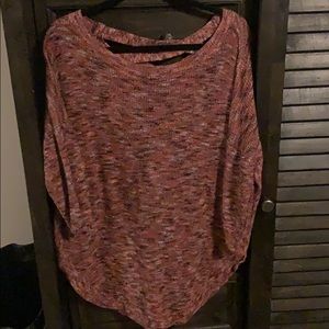 Cute cross-back Express, tunic sweater!